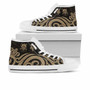 Tuvalu High Top Shoes - Gold Tentacle Turtle 6