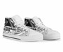 Kosrae State High Top Shoes - White Color Symmetry Style 2