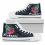 Pohnpei Micronesia High Top Shoes - Tropical Flower 6