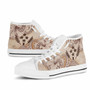 Kosrae High Top Shoes - Hibiscus Flowers Vintage Style 6