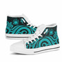 Samoa High Top Shoes - Turquoise Tentacle Turtle 8