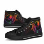 Yap State High Top Shoes - Butterfly Polynesian Style 5