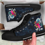 Federated States of Micronesia High Top Shoes - Tropical Flower 4