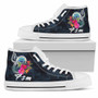 Federated States of Micronesia High Top Shoes - Tropical Flower 6