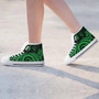 Niue High Top Shoes - Green Tentacle Turtle 6