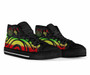 Palau High Top Canvas Shoes - Reggae Tentacle Turtle 2