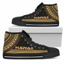 Hawaii High Top Shoes - Polynesian Gold Chief Version 2