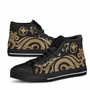 Hawaii High Top Shoes - Gold Tentacle Turtle 5