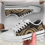 Fiji Low Top Canvas Shoes - Gold Tentacle Turtle Crest 5