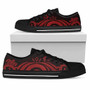 Kosrae Low Top Canvas Shoes - Red Tentacle Turtle 1