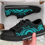 Kosrae Low Top Canvas Shoes - Turquoise Tentacle Turtle 4