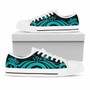 Kosrae Low Top Canvas Shoes - Turquoise Tentacle Turtle 5