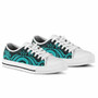 Kosrae Low Top Canvas Shoes - Turquoise Tentacle Turtle 6