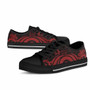 Fiji Low Top Canvas Shoes - Red Tentacle Turtle Crest 3