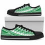 Polynesian Low Top Shoes - Green Version 1