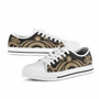 Northern Mariana Islands Low Top Shoes - Gold Tentacle Turtle 8