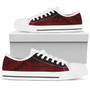 Wallis And Futuna Low Top Shoes - Polynesian Red Chief Version 1
