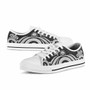 Federated States of Micronesia Low Top Canvas Shoes - White Tentacle Turtle 8