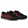 Marshall Islands Low Top Canvas Shoes - Red Tentacle Turtle 2