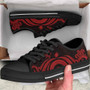 Marshall Islands Low Top Canvas Shoes - Red Tentacle Turtle 4