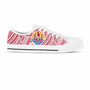 French Polynesia Tahiti Canvas Shoes - Coat of Arms on Polynesian Pattern 5