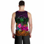 Niue Polynesian Personalised Men Tank Top - Summer Hibiscus 3