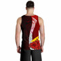 Tokelau Polynesian Custom Personalised Men Tank Top - Coat Of Arm With Hibiscus 3