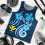 Hawaii Kanaka Maoli Personalised Men Tank Top - Turtle and Tribal Tattoo Of Polynesian 1