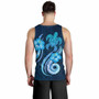 Papua New Guinea Personalised Men Tank Top - Turtle and Tribal Tattoo Of Polynesian 2
