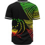 Pohnpei Custom Personalized Baseball Shirt - Flash Style Reggae
