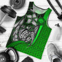 Federated States of Micronesia Men Tank Top Green - Turtle With Hook 2