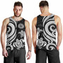 American Samoa Men Tank Top - White Tentacle Turtle 4