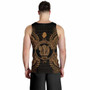 Niue Polynesian Men Tank Top Map Gold 2