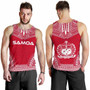 Samoa Men Tank Top - Polynesian Chief Flag Version 3