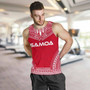 Samoa Men Tank Top - Polynesian Chief Flag Version 4