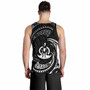 Vanuatu Polynesian Men Tank Top - White Tribal Wave 3