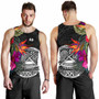 American Samoa Men Tank Top - Polynesian Hibiscus Pattern 2