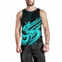 Polynesian Hawaii Men Tank Top - Kamehameha King Emerald Color 2