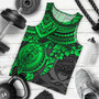 Pohnpei Polynesian Tank Top (Men) - Polynesian Green Turtle 1