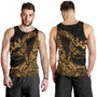 Polynesian Hawaii Men Tank Top - Polynesian Golden Humpback Whale 4