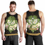 Kosrae State Men Tank Top - Polynesian Gold Patterns Collection 4