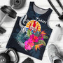 Tahiti Polynesian Men Tank Top - Tropical Flower 5