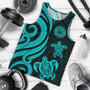 American Samoa Men Tank Top - Turquoise Tentacle Turtle 1