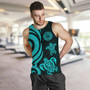 American Samoa Men Tank Top - Turquoise Tentacle Turtle 5