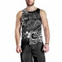 Fiji Men Tank Top - White Shark Polynesian Tattoo 2