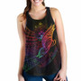 Solomon Islands Women Racerback Tank - Butterfly Polynesian Style 2