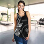 Chuuk Women Racerback Tank - Micronesian Pattern Flash Black 5