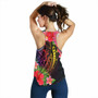 Chuuk State Women Racerback Tank - Tropical Hippie Style 2