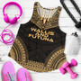 Wallis And Futuna Women Racerback Tank - Polynesian Chief Gold Version 5