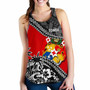 Tonga Women Racerback Tank Fall In The Wave 1